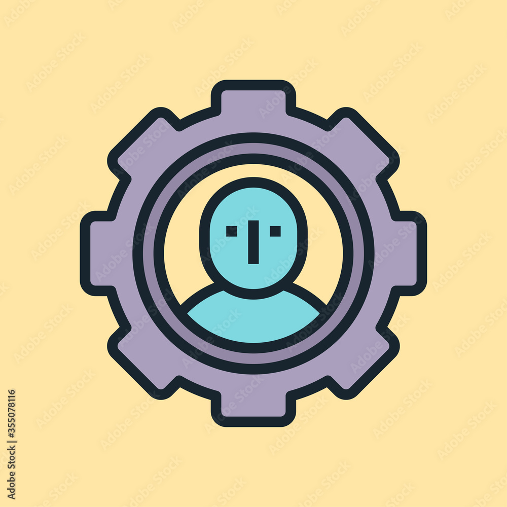 Personalization. Digital marketing concept illustration, flat design linear style banner. Usage for e-mail newsletters, headers, blog posts, print Personalization. Digital marketing concept illustration, flat design linear style banner. Usage for e-mail newsletters, headers, blog posts, print