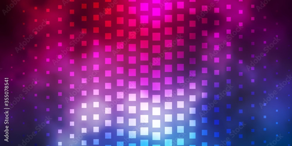 Dark Blue, Red vector background in polygonal style. Rectangles with colorful gradient on abstract background. Pattern for websites, landing pages.