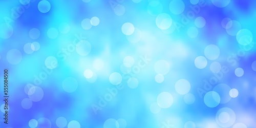 Light Pink, Blue vector background with spots. Colorful illustration with gradient dots in nature style. Design for posters, banners.