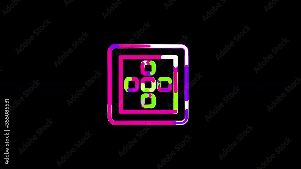 Circles gather in symbol border outer. After it crumbles in a line and moves to the camera. Alpha channel black Circles gather in symbol border outer. After it crumbles in a line and moves to the camera. Alpha channel black