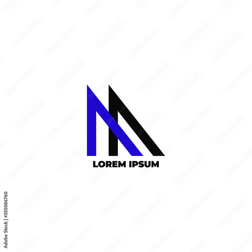 abstract logo design AA letter intial abstract logo design AA letter intial