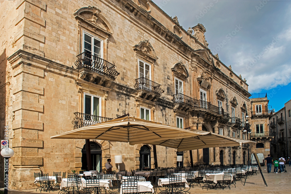 Historic downtown of Syracuse, Sicily