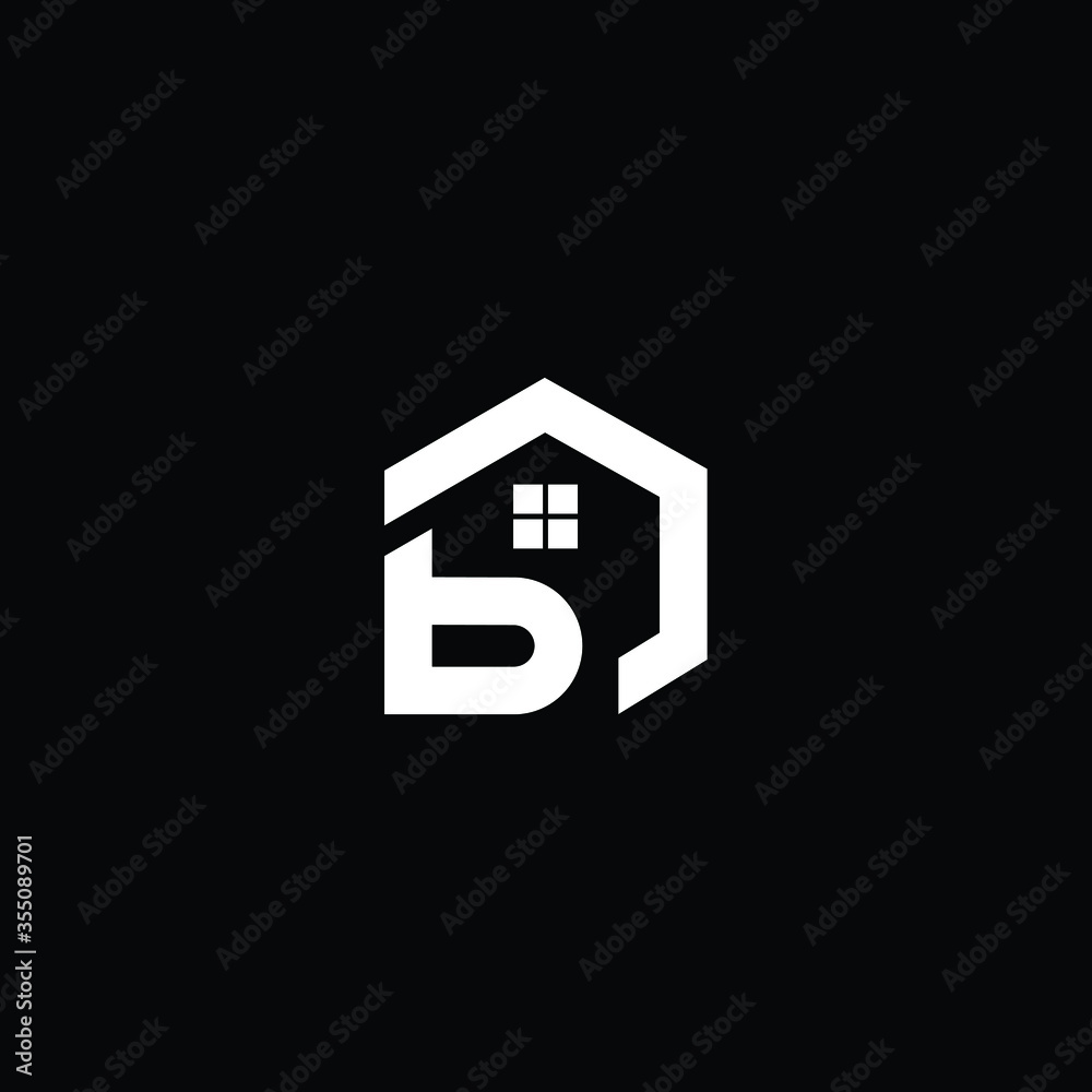 Logo design of B in vector for construction, home, real estate, building, property. Minimal awesome trendy professional logo design template on black background. Logo design of B in vector for construction, home, real estate, building, property. Minimal awesome trendy professional logo design template on black background.