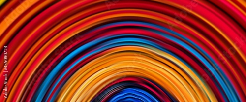 Abstract background with glowing wave