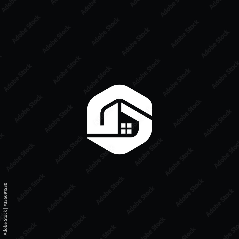 Logo design of G in vector for construction, home, real estate, building, property. Minimal awesome trendy professional logo design template on black background. Logo design of G in vector for construction, home, real estate, building, property. Minimal awesome trendy professional logo design template on black background.