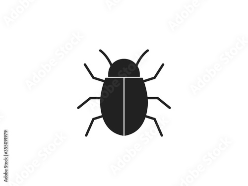 Animal, bug, insect icon. Vector illustration, flat design.