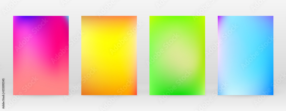 Pastel Soft. Rainbow Gradient Set Color Background Pastel Soft. Rainbow Gradient Set Color Background