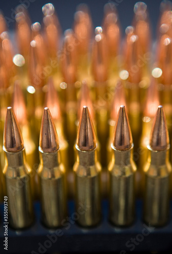 Small caliber rifle ammunition.