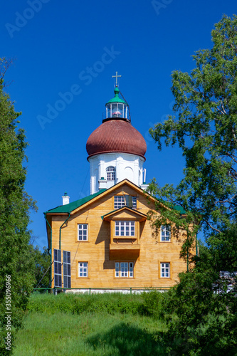 Church-lighthouse in the north of Russia