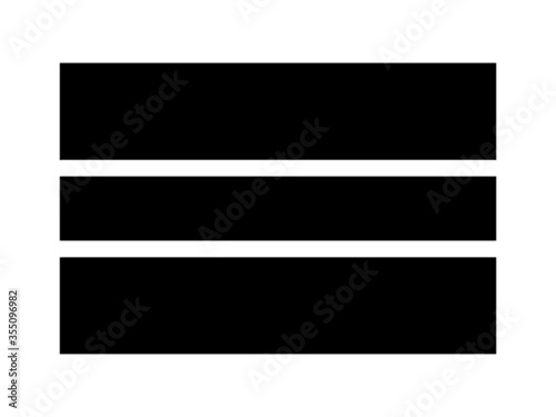 Gambia Flag Black and White. Country National Emblem Banner. Monochrome Grayscale EPS Vector File.