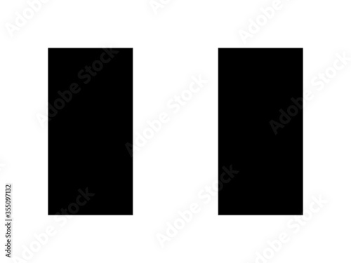 Ivory Coast Flag Black and White. Country National Emblem Banner. Monochrome Grayscale EPS Vector File.