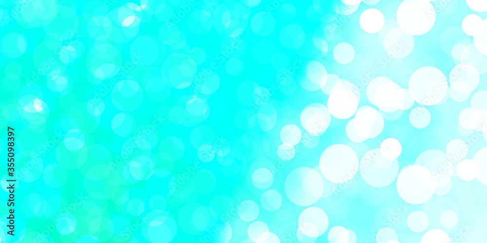 Light Green vector texture with disks. Light Green vector texture with disks.