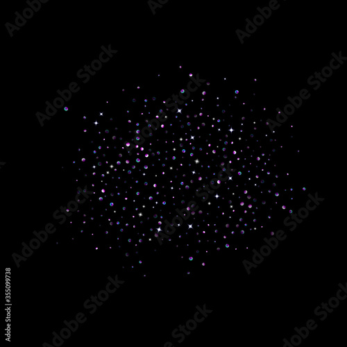 Purple glitter star confetti little spark violet © Сашка Шаргаева