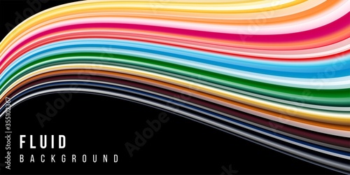 Modern backgrounds with fluid gradient shapes composition
