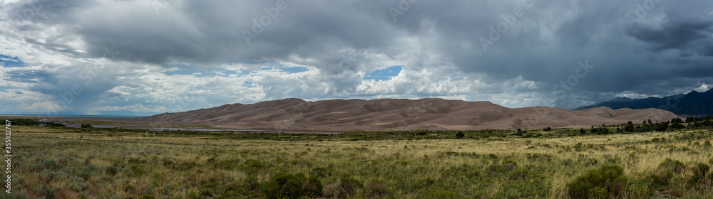 Panoramic landscape Sand Dunes National Park, Colorado