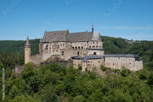 Vianden Castle in Luxembourg