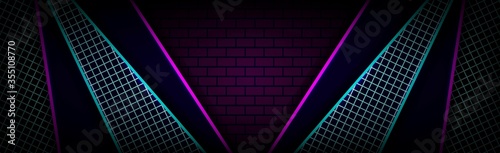 luxurious dark background light line element