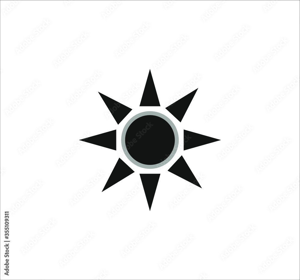 sun icon. illustration for web and mobile design. sun icon. illustration for web and mobile design.