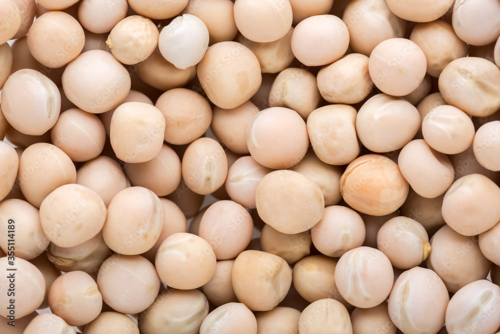 Top view of dried peas. Food background. Close-up. Selective focus.. Top view of dried peas. Food background. Close-up. Selective focus..