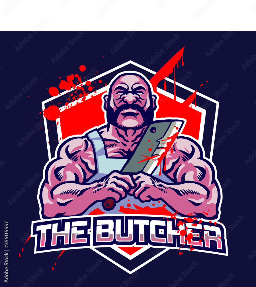 The Butcher Esport Game Logo