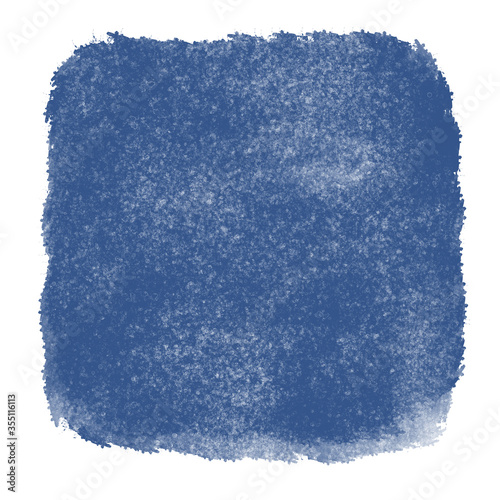 Classic blue watercolor textured backdrop wallpaper background. Hand drawing square watercolor paint on paper. Rugged grunge texture