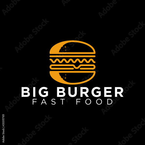 simple logo burger