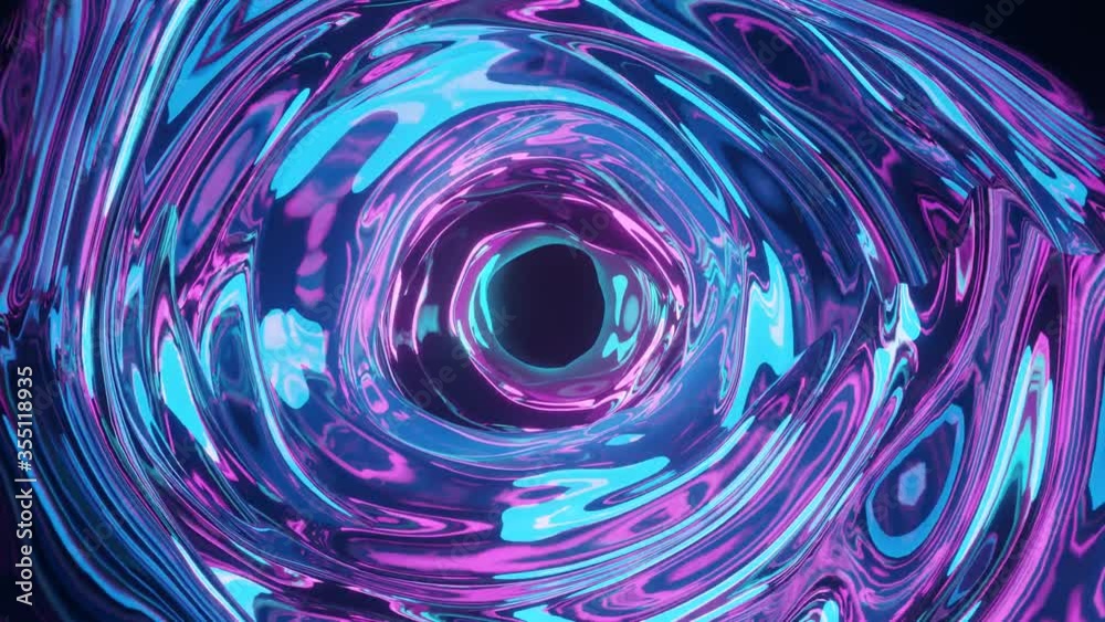Augmented gateway with water like liquid alloy wall, motion graphic of VJ loops, 3D, motion graphic Augmented gateway with water like liquid alloy wall, motion graphic of VJ loops, 3D, motion graphic