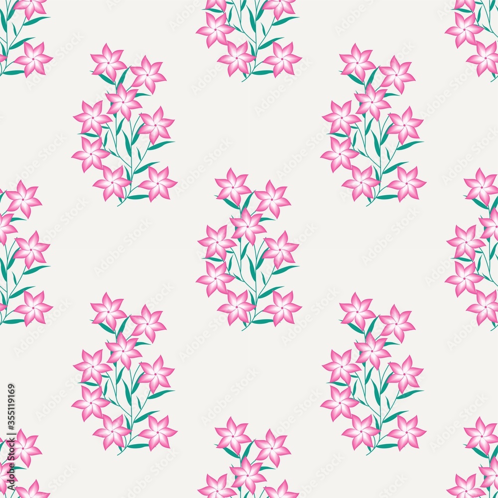 Seamless Pattern With Floral Motifs able to print for cloths, tablecloths, blanket, shirts, dresses, posters, papers.