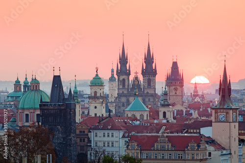 Prague - Spires of the Old Town © courtyardpix