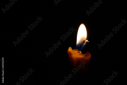 Candlelight in the dark 