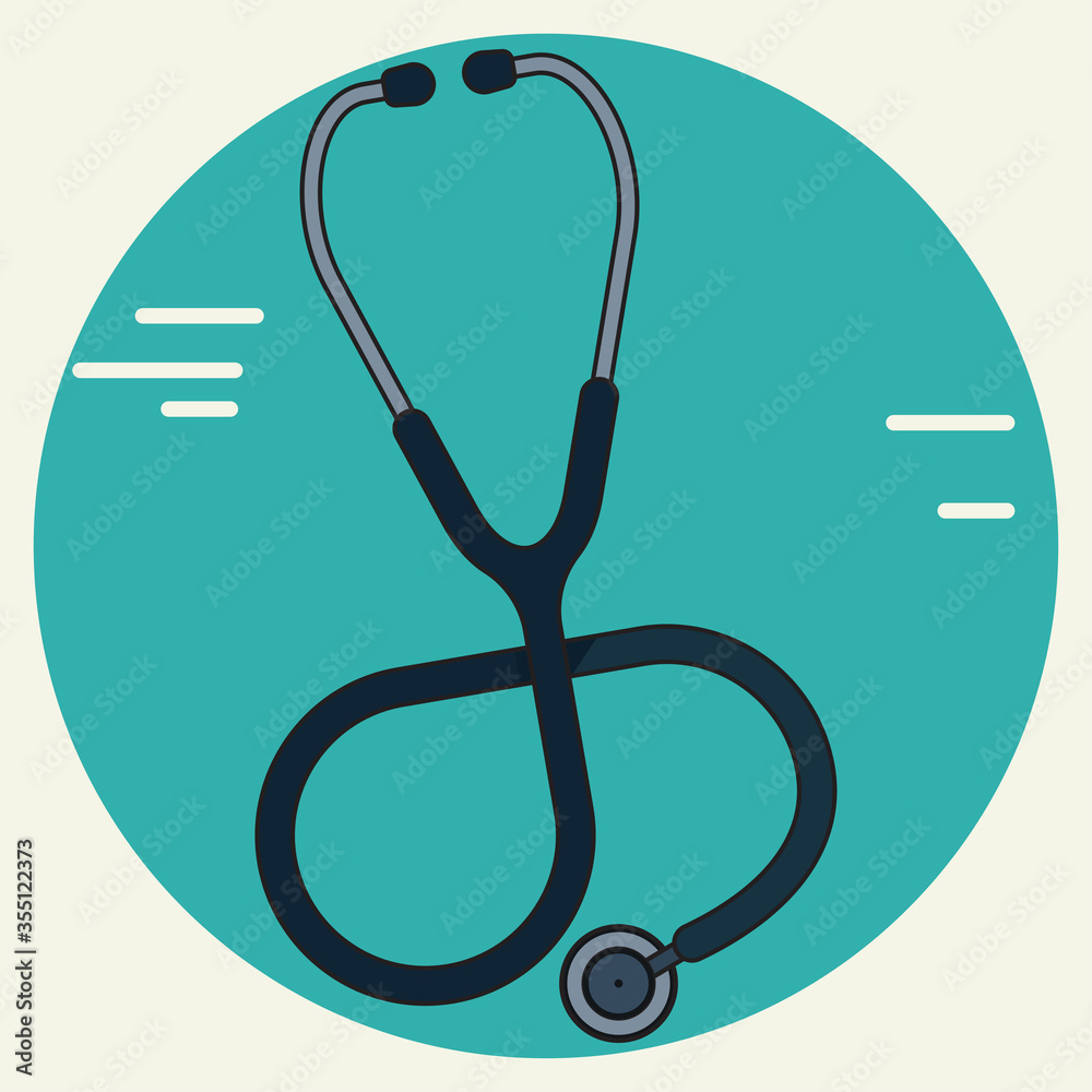 Stetoskop icon vector illustration. Healthcare and medical concept Stock  Vector | Adobe Stock