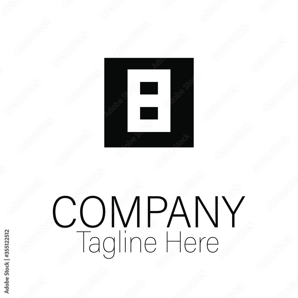 Fototapeta premium Letter B monogram logo