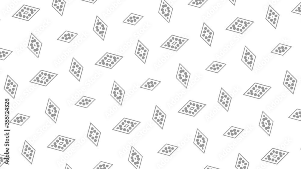 Graphic pattern in black and white with stroboscopic and hypnotic effect, while increasing in size and then reducing it, in 16: 9 video format Graphic pattern in black and white with stroboscopic and hypnotic effect, while increasing in size and then reducing it, in 16: 9 video format