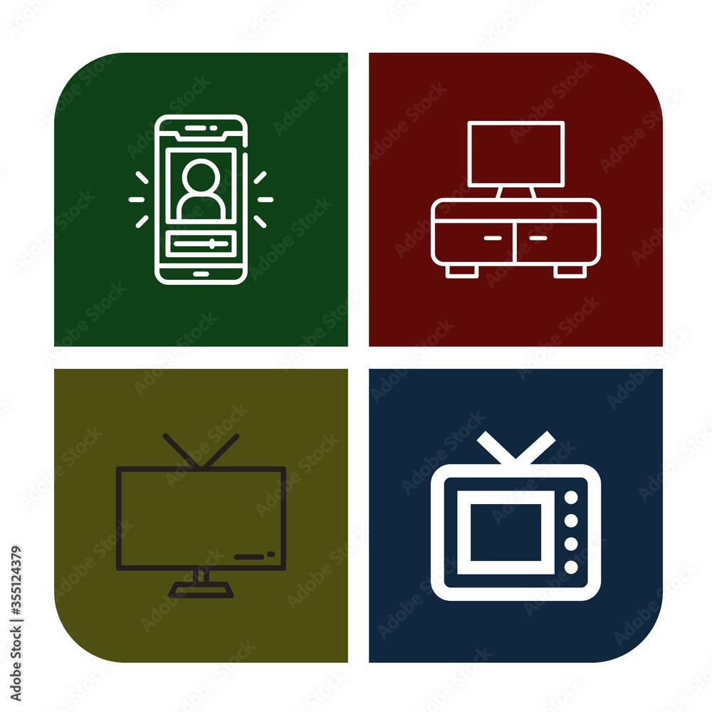 Set of channel icons