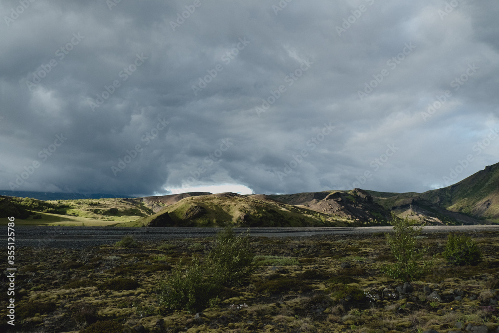 Islande, sur la route F249