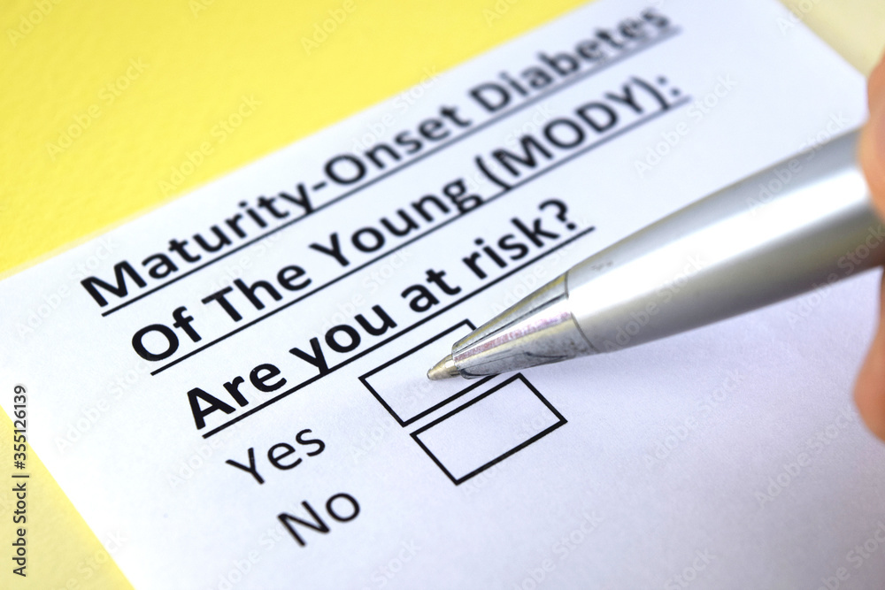 Fototapeta premium Questionnaire about health problems