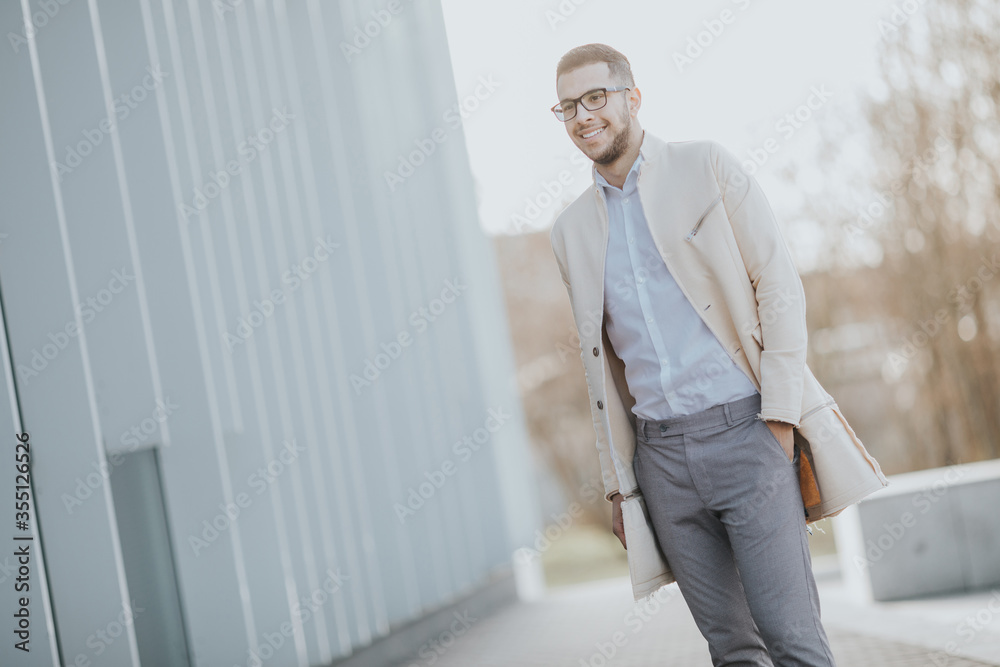 Young professor going to classes at university in the morning Young professor going to classes at university in the morning