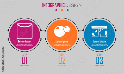 Abstract paper infografics of drying in unfolded form, bubble, dirty underwear. Vector eps10 illustration