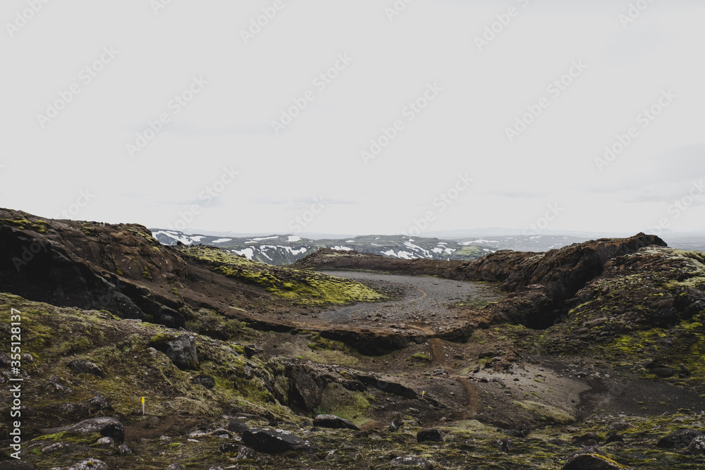 Islande, volcan Laki, Lakagígar