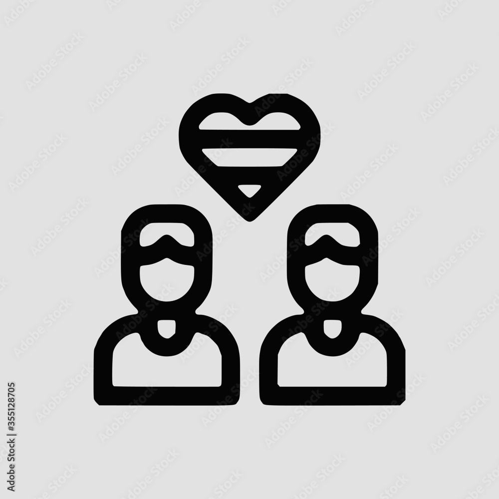 Vector Illustration of A World Pride Conversion Icon | Vector Line Icon | World Pride Vector Icon | Single Vector Icon Vector Illustration of A World Pride Conversion Icon | Vector Line Icon | World Pride Vector Icon | Single Vector Icon