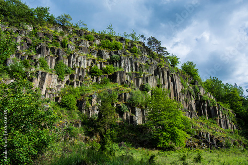 Straz nad Ohri, Karlovy Vary, Czech Republic, May 2020: Natural monument Maly Stolec photo