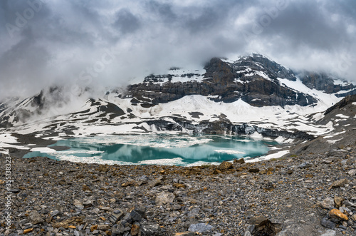 Gletschersee Griesslisee beim Clariden, Kanton Uri photo