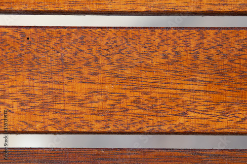 Holz Latten oben und unten