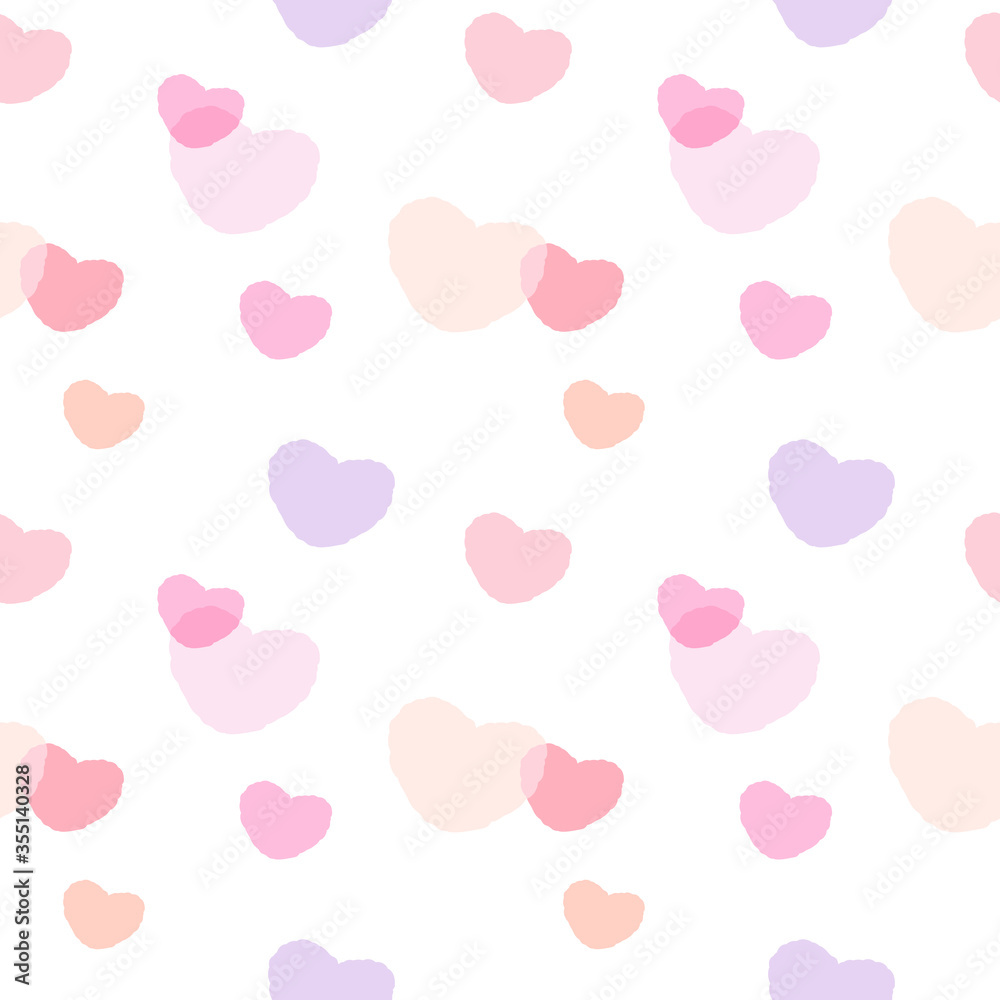 Pastel Heart Seamless Pattern Pastel Heart Seamless Pattern