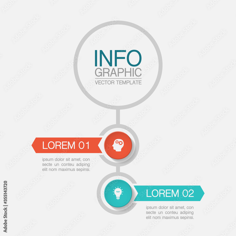 Vector iInfographic template for business, presentations, web design, 2 options. Vector iInfographic template for business, presentations, web design, 2 options.