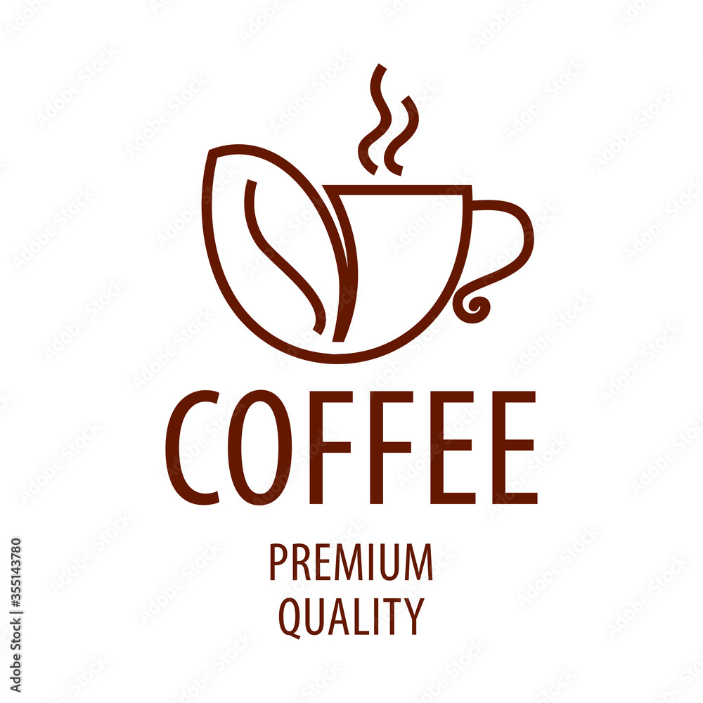 Coffee shop logo design template. Retro coffee emblem. Vector art. Coffee shop logo design template. Retro coffee emblem. Vector art.