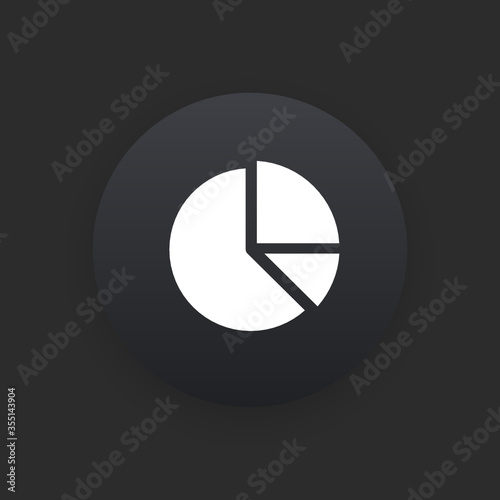 Chart -  Matte Black Web Button