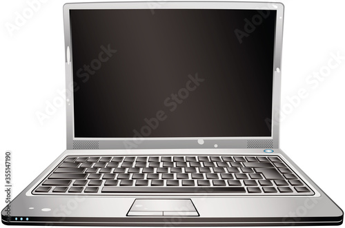 Cartoon laptop