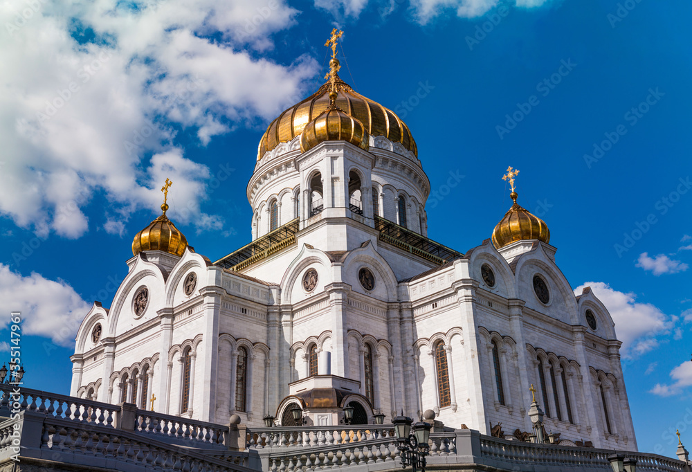 Cathedral of Christ the Saviour in Moscow, the tallest Orthodox Christian church in the world