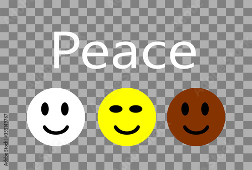 The human race. Smileys happy smiles for sites and app icons. Smiley icon set.